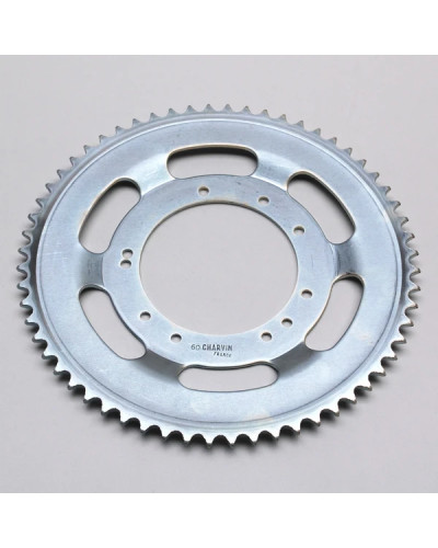 Couronne MBK 51 roue aluminium Grimeca 60 dents alésage 98 mm fixation 10 trous