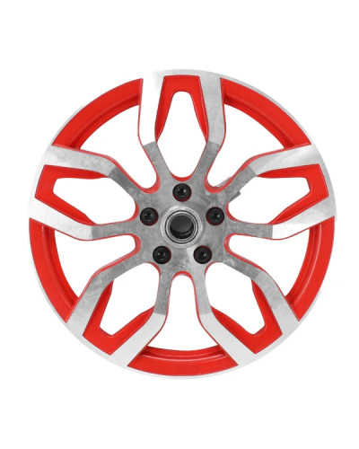 Poulie aluminium rouge Peugeot 103 MBK 51 avec pignon 11 dents