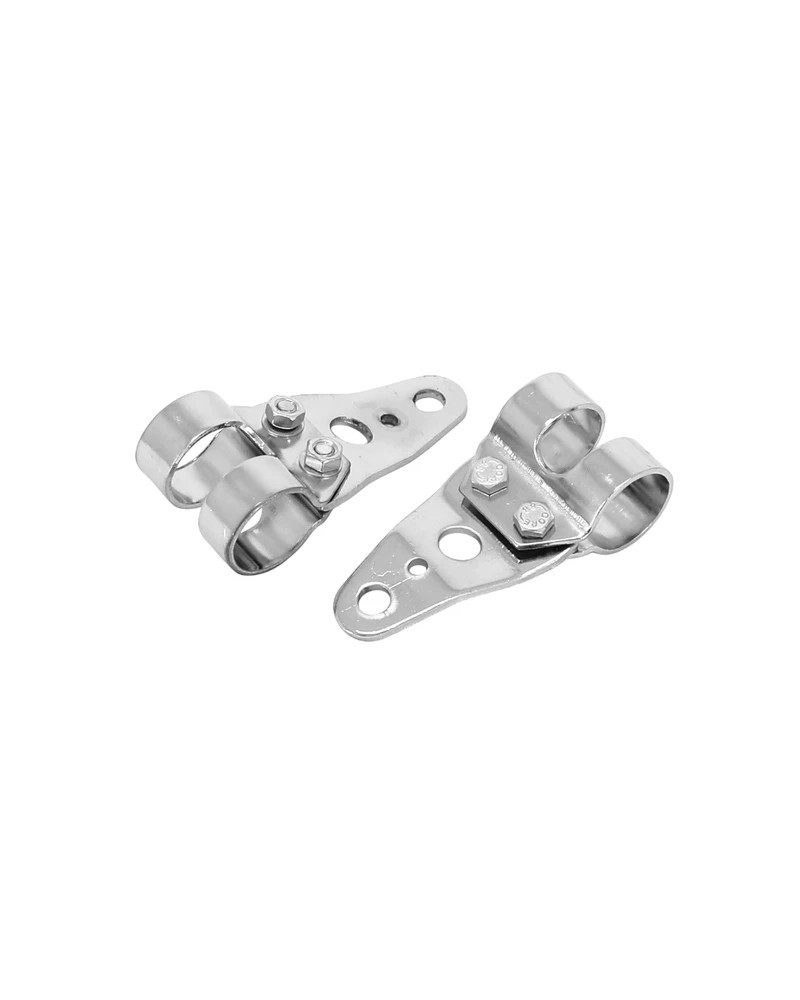 Supports de phare MBK 51 Peugeot 103 chrome Ø26/28 mm