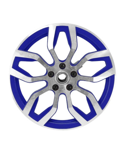 Poulie Peugeot MBK 51 103 SP MVL alu bleu avec pignon 11 dents
