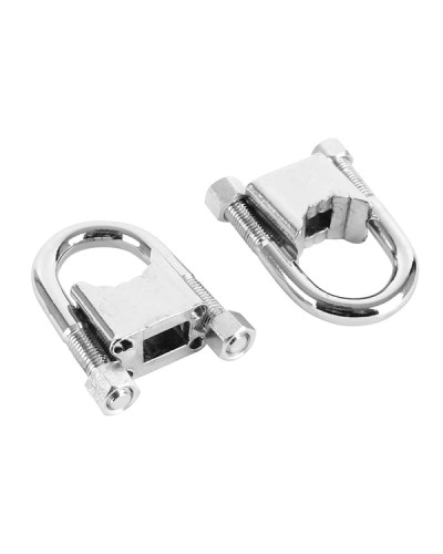 Pontets de guidon MBK 40 50 51 88 chrome paire