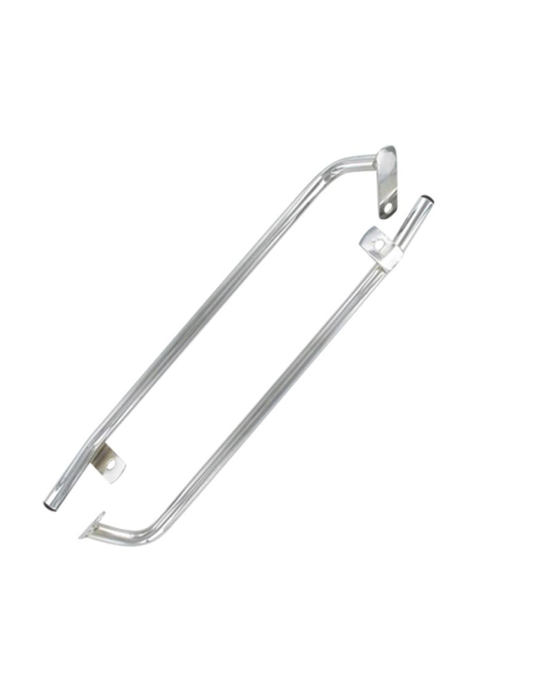 Tringles De Repose-pieds Pour Cyclomoteur Peugeot 103 SP (2ème Version) - Chrome, Lot De 2, Neuf