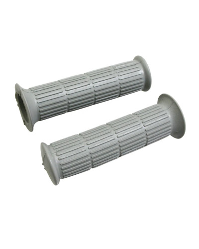 Revêtements de poignée vintage gris diamètre 22/24 mm Motobécane paire