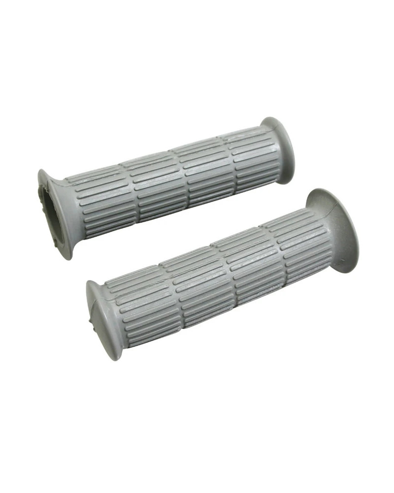 Revêtements de poignée vintage gris diamètre 22/24 mm Motobécane paire