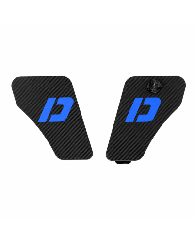 Portes de boîte à outils Doppler Peugeot 103 MVL SP noir effet carbone bleu