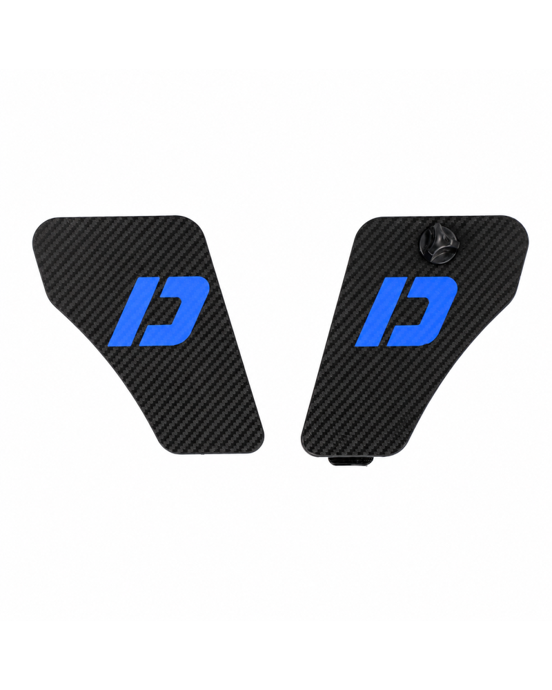 Portes de boîte à outils Doppler Peugeot 103 MVL SP noir effet carbone bleu