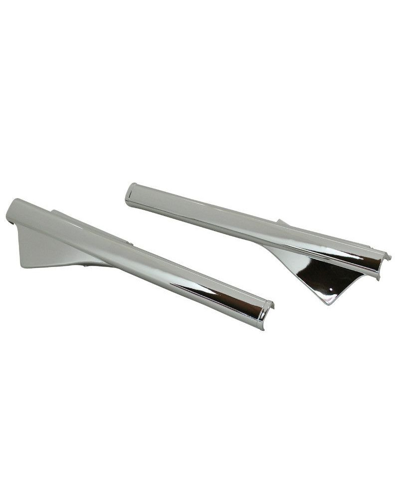 Paire de capotages de fourche chromés Peugeot 103 MVL Vogue