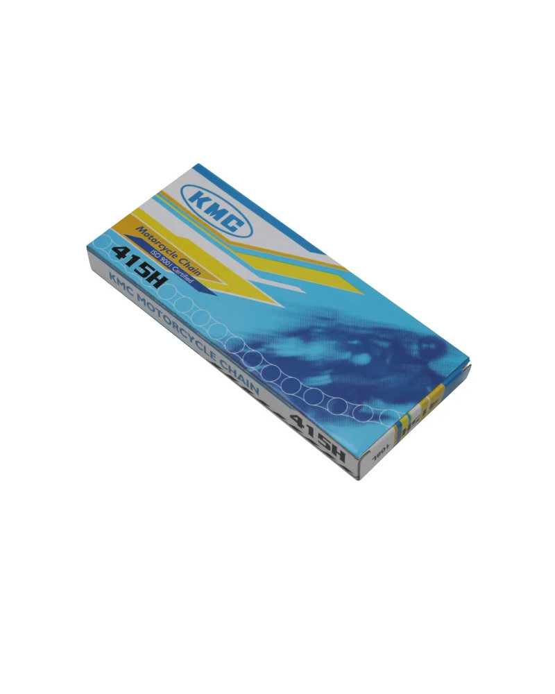 Chaîne KMC 415H renforcée 415 or noir 108 maillons avec attache rapide