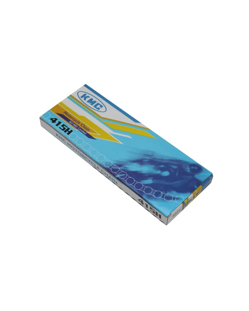 Chaîne KMC 415H renforcée 415 or noir 120 maillons avec attache rapide
