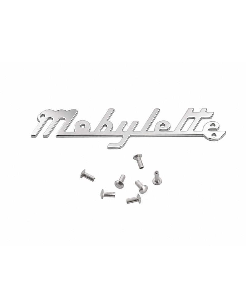 Monogramme Mobylette aluminium Motobécane réf. 14544