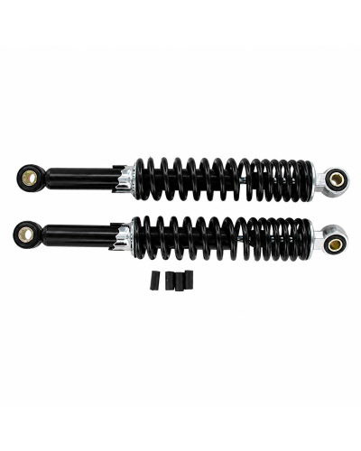 Paire d’amortisseurs noirs réglables 340 mm Peugeot 103 MBK 51