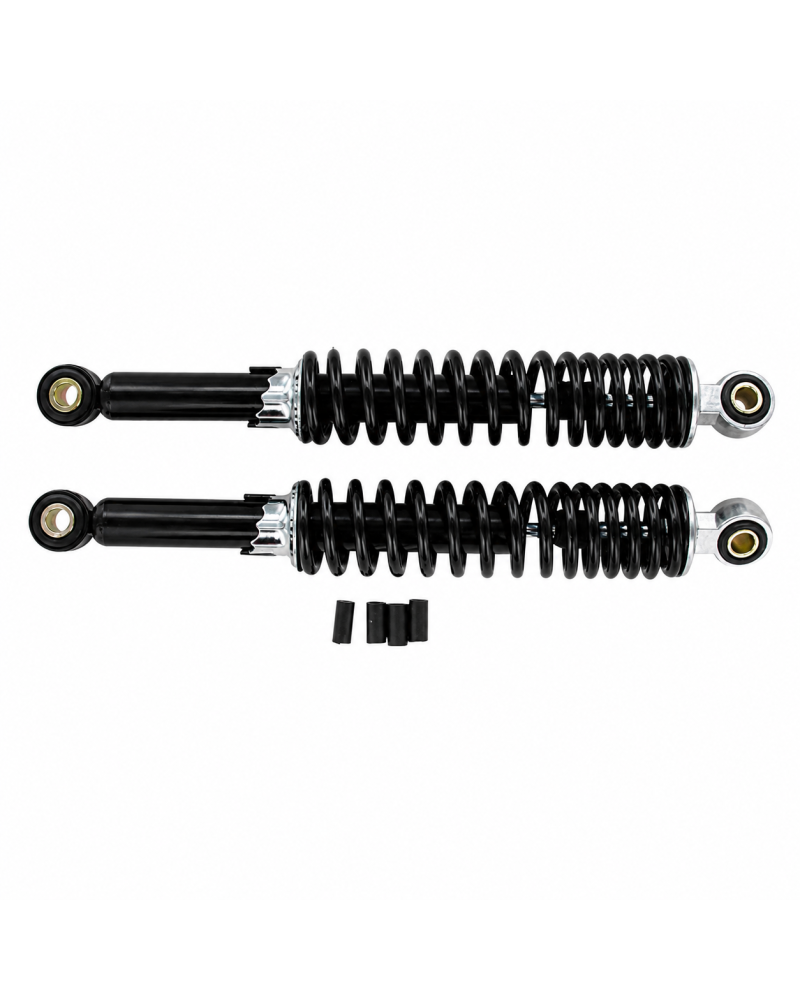 Paire d’amortisseurs noirs réglables 340 mm Peugeot 103 MBK 51