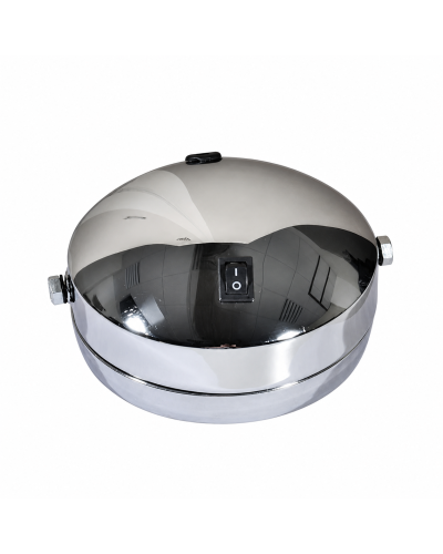 Phare rond Tun’R diamètre 130 mm chrome  Peugeot 103 MBK 51