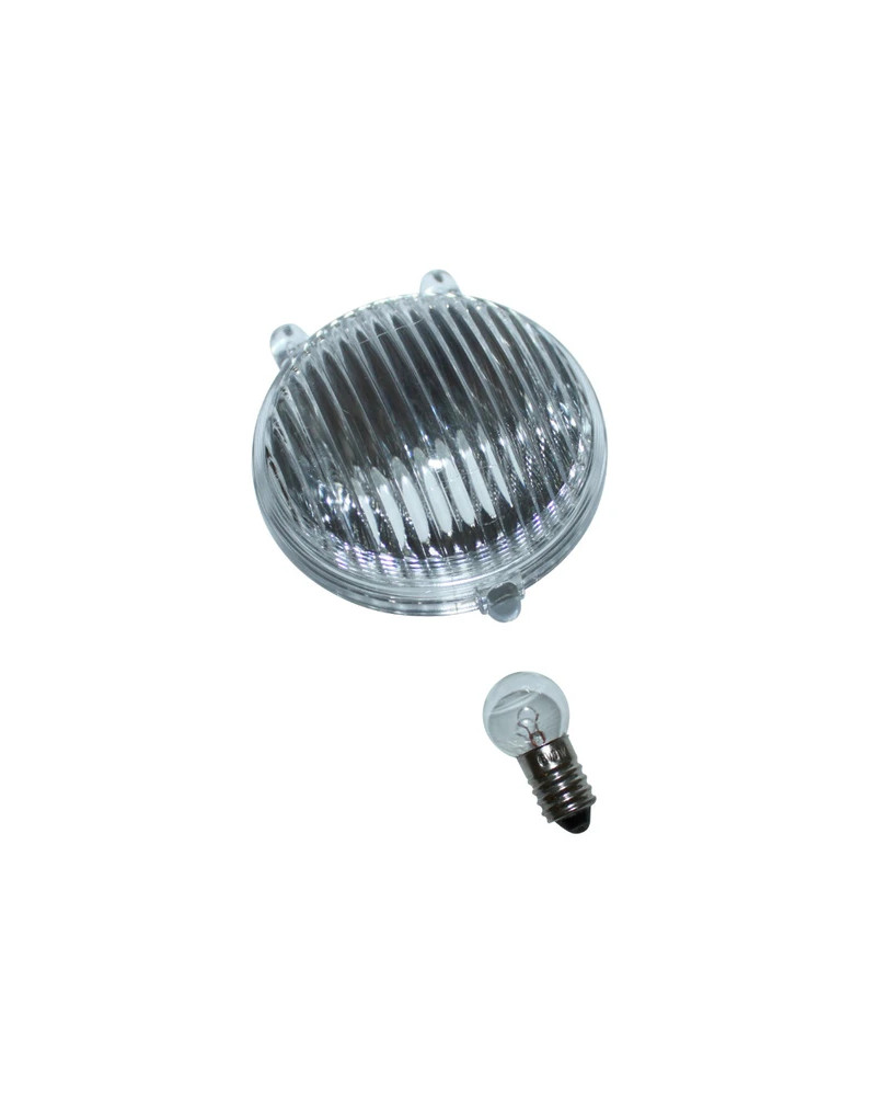 Optique de phare avant Solex 2200 avec ampoule