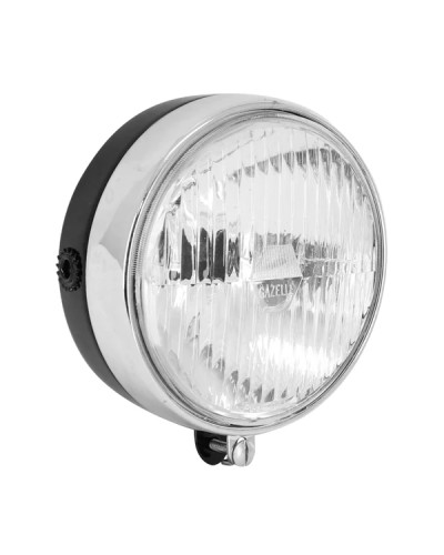 Phare rond noir Peugeot 103 SP MBK 51 diamètre 148 mm P26s