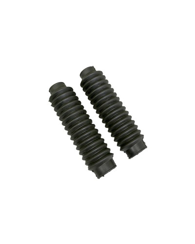 Paire de soufflets de fourche noirs Peugeot 50 TSE TLX longueur 175 mm