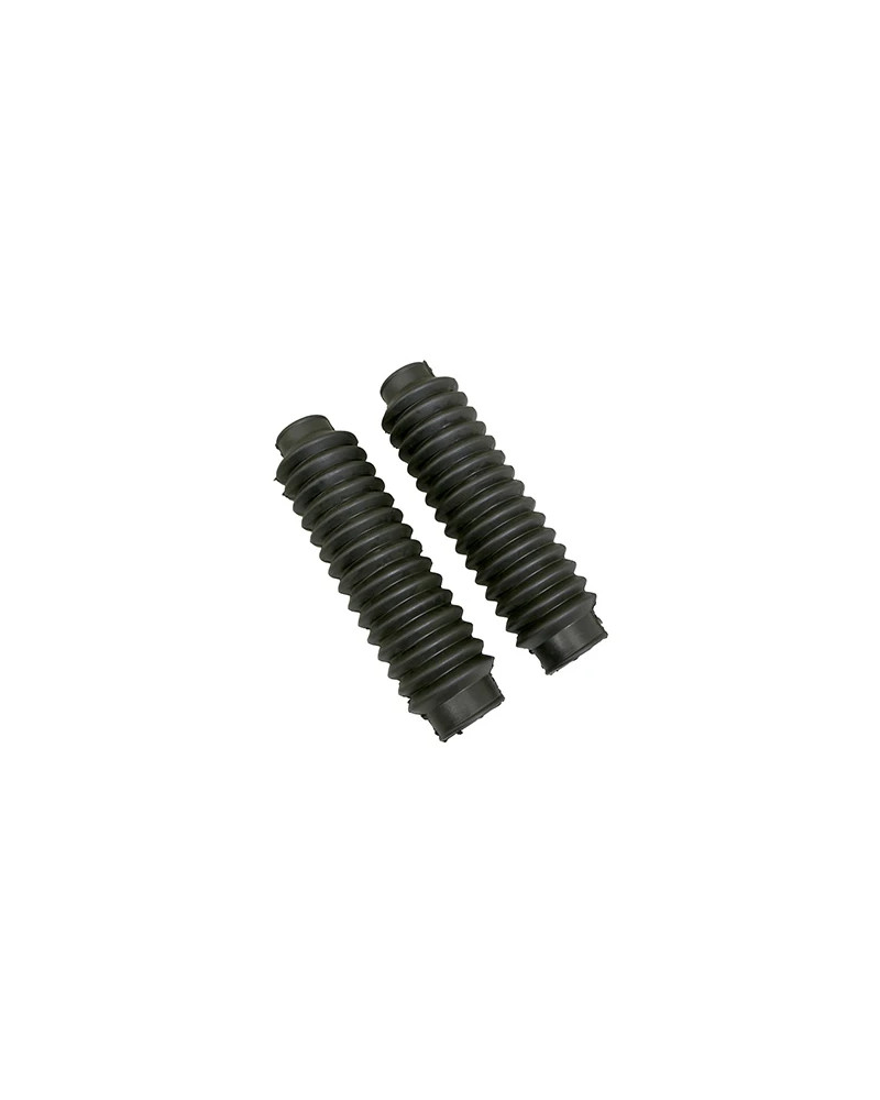 Paire de soufflets de fourche noirs Peugeot 50 TSE TLX longueur 175 mm
