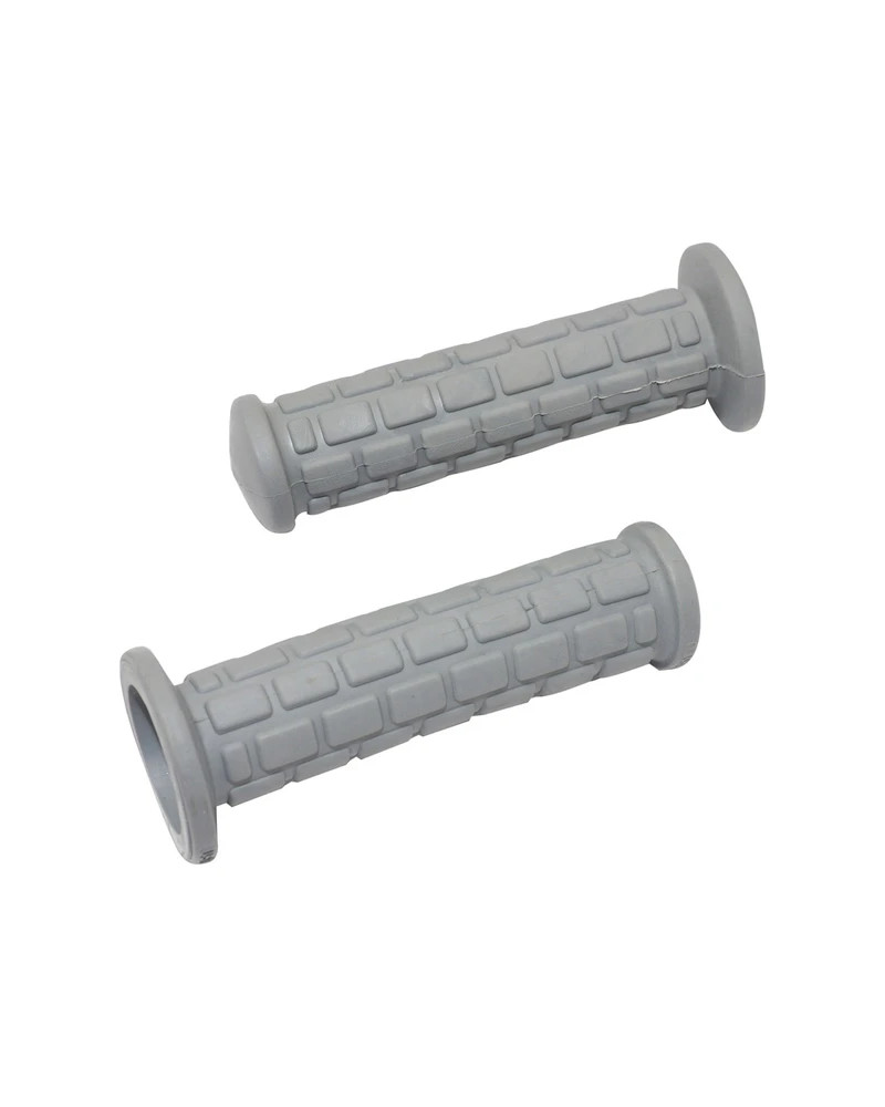 Paire de revêtements de poignées gris Peugeot MBK longueur 130 mm