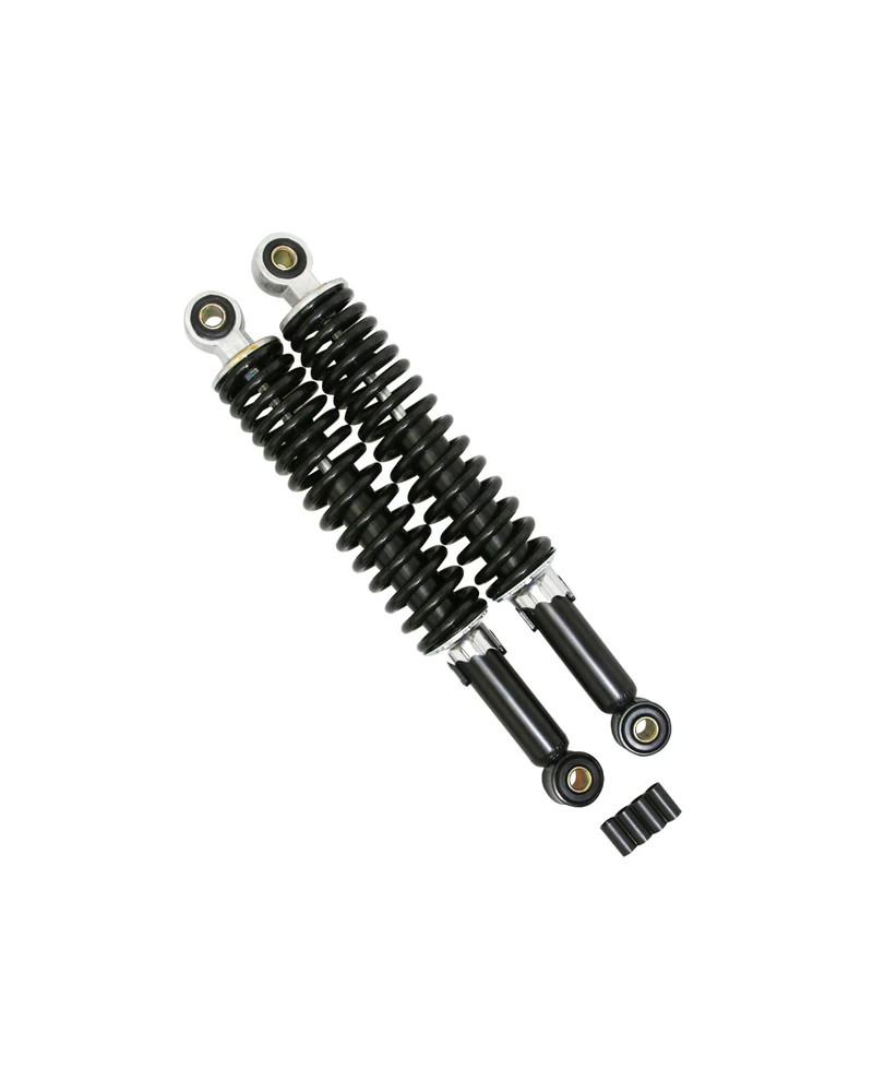 Paire d’amortisseurs arrière noirs réglables entraxe 310 mm