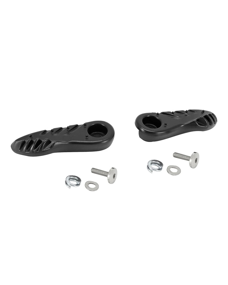 Paire de repose-pieds Replay noirs MBK Booster Yamaha BW’S après 2004