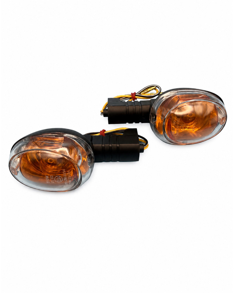 Paire de clignotants arrière Replay MBK Booster Yamaha BW’S après 2004 transparent noir