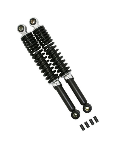 Amortisseurs cyclo réglables noirs entraxe 340 mm paire