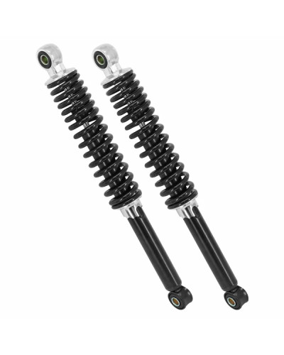 Amortisseurs réglables noirs entraxe 360 mm paire