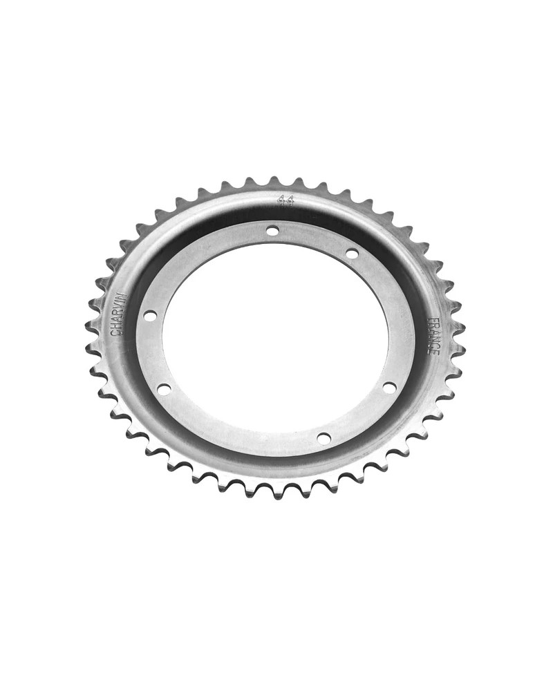 Couronne Motobécane 88 44 dents alésage 110 mm 6 trous
