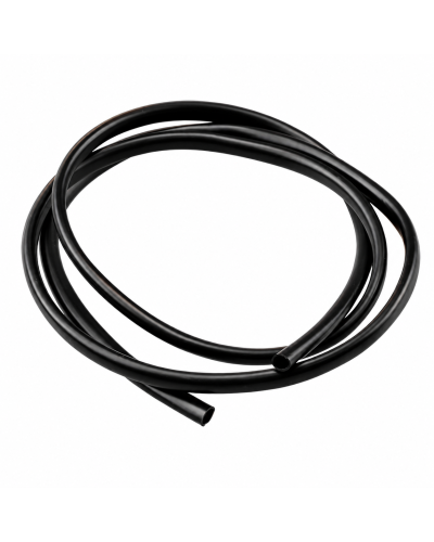 Gaine fil électrique PVC souplisseau 6x7 noir 1 m