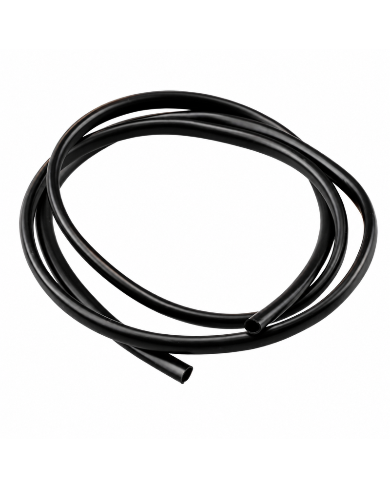 Gaine fil électrique PVC souplisseau 6x7 noir 1 m