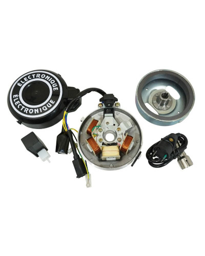 Allumage électronique 12V gros cône Peugeot 103 avec bobine et CDI P2R