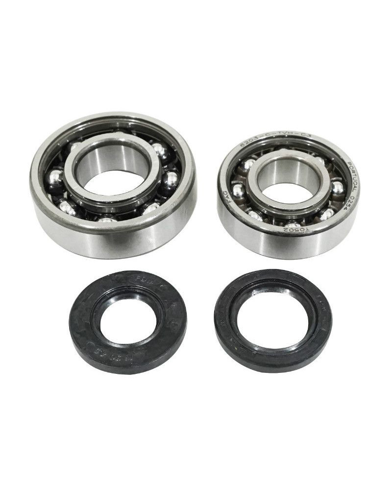 ROULEMENT EMBIELLAGE / VILEBREQUIN+ JOINT PEUGEOT 103 (KIT 6204 + 6203 FAG POLYAMIDE C3/JOINT NITRILE)
