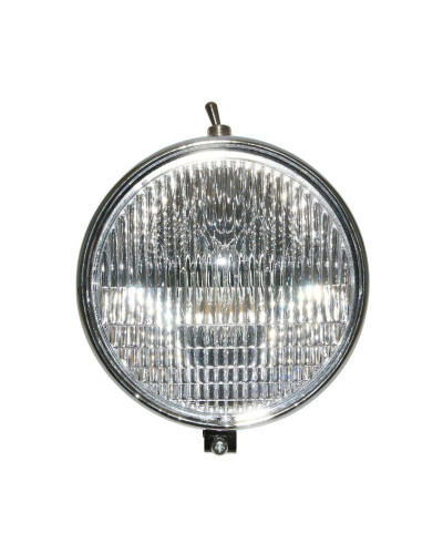 Phare rond noir avec interrupteur Peugeot 103 MBK 51 diamètre 133 mm