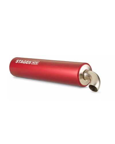 Pot d’échappement Stage6 Pro Replica MK2 MBK Booster rouge