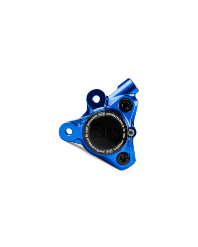 Étrier de frein avant Stage6 alu CNC bleu noir Booster Nitro BW’s Slider Aerox