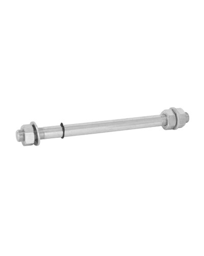 Axe de roue arrière Peugeot 103 diamètre 12 x 100 x 185 mm complet