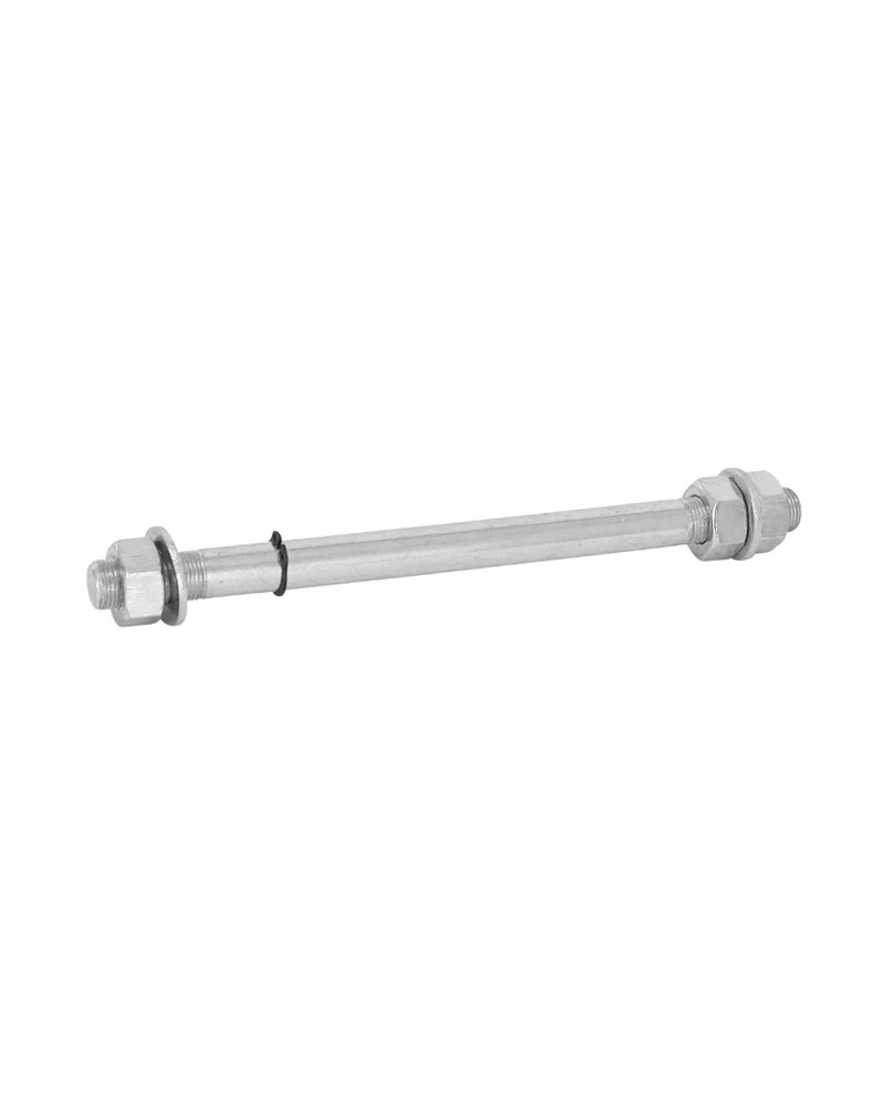 Axe de roue arrière Peugeot 103 diamètre 12 x 100 x 185 mm complet