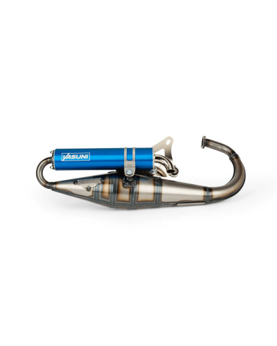 Pot d'échappement Yasuni Z MBK Booster silencieux bleu homologué