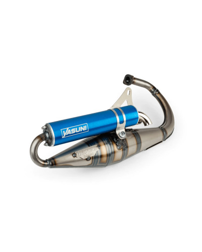 Pot d'échappement Yasuni Z MBK Booster silencieux bleu homologué