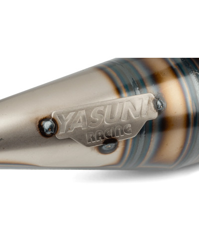 Pot d'échappement Yasuni Z MBK Booster silencieux violet homologué