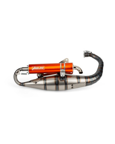 Pot d'échappement Yasuni C16 MBK Booster Stunt orange non homologué