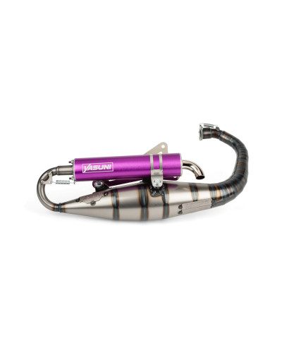 Pot d'échappement Yasuni C16 MBK Booster Stunt violet non homologué