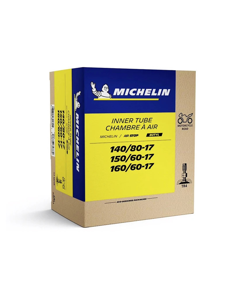 Chambre à air 17 pouces 140/80-17 à 160/60-17 Michelin 17MHR valve TR4