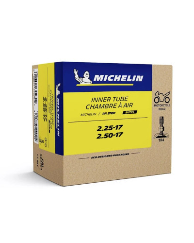 Chambre à air 17 pouces 2.25-17 à 2.50-17 Michelin 17MC valve TR4