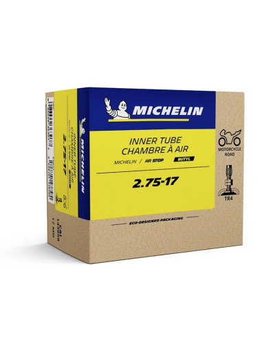 Chambre à air 17 pouces 2.75-17 Michelin 17MD valve TR4