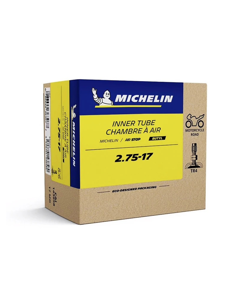 Chambre à air 17 pouces 2.75-17 Michelin 17MD valve TR4