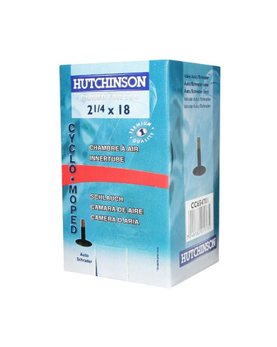 Chambre à air Hutchinson 18 pouces 2 1/4-18 valve Schrader