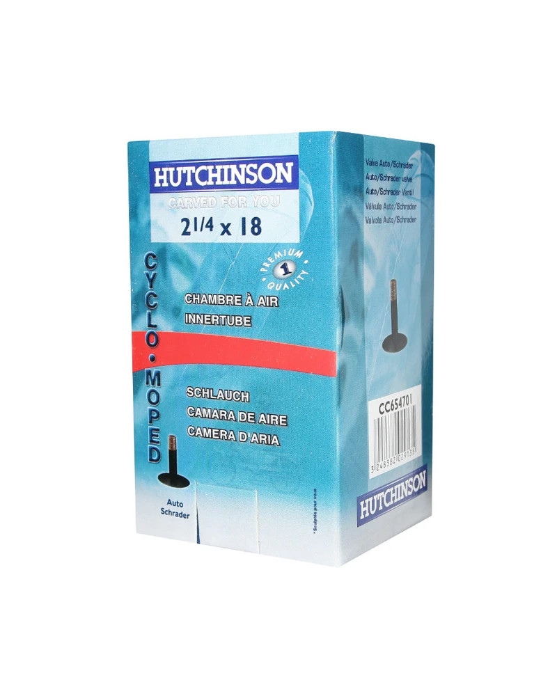 Chambre à air Hutchinson 18 pouces 2 1/4-18 valve Schrader
