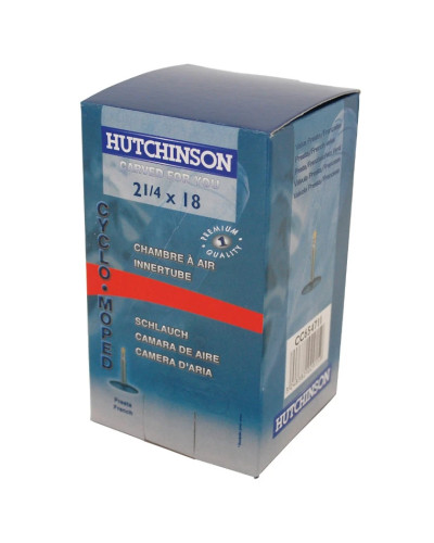 Chambre à air Hutchinson 18 pouces 2 1/4-18 valve Presta