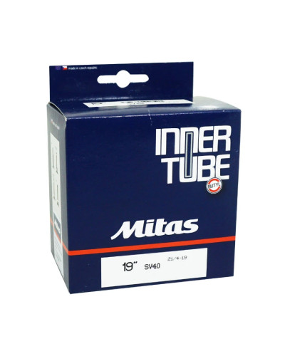 Chambre à air 19 pouces Rubena 2 1/4-19 valve Schrader